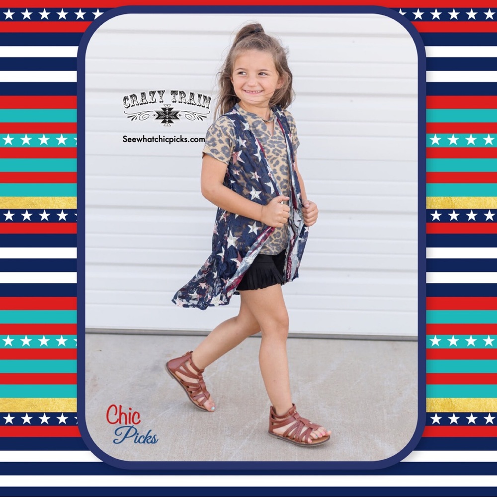 Kids Lady Liberty Duster by Caboose Kids